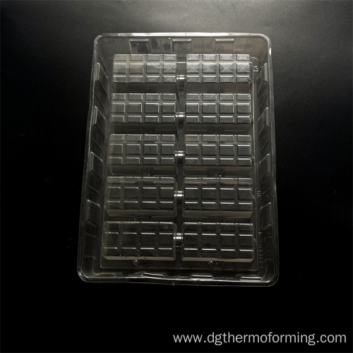 clamshell vacuum forming PET blister packaging tray